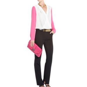 BCBGMAXAZRIA Remington Color Block Surplus Neck